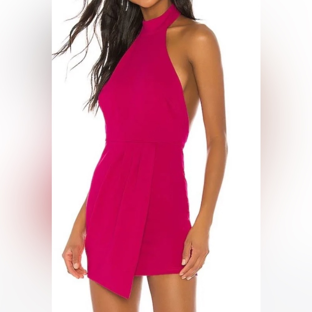 Superdown Tamara halter mini dress